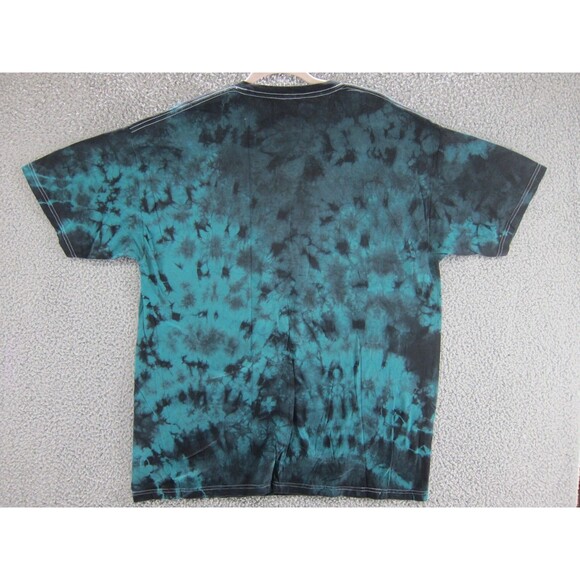 Alice in Wonderland Shirt Mens XL Green Black Tie Dye Big Chris Get Down Art - Picture 3 of 5